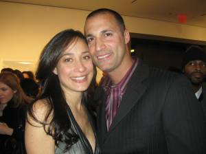 Nigel Barker and beautiful wife Cristen Chen at Edeyo charity event at Milk Studios.