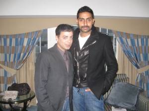 Ravi Yande with Abhishek Bachchan