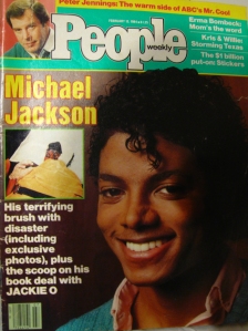 Michael Jackson graces the cover of 1984 People Magazine. (from The Ravi Report magazine archives)