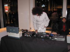 DJ cocktail party at the Theory store was one of the many fashion parties during Fashion Week 2009