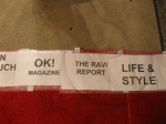 The Ravi Report's official spot on the red carpet!