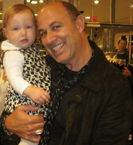 Varvatos and daughter Thea pose exclusively for The Ravi Report
