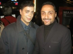 Ravi Yande with international star Rahul Bose 