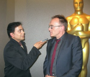 Ravi Yande interviewing acclaimed director Danny Boyle