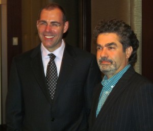 Whitey film director Joe Berlinger along with Bulger defense attorney Hank Brennan at the NY premiere 