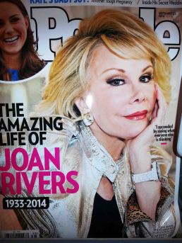 Thank you People Magazine for doing an excellent and respectful  Joan Rivers tribute. A classy magazine all the way folks!