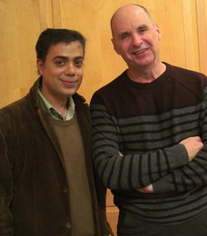 <Ravi Yande with acclaimed author Andrew Hodges>